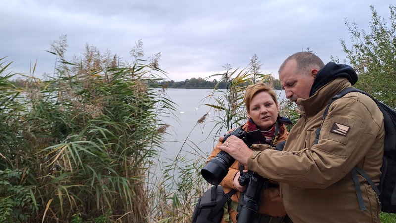 Tipy a triky pro fotografování ptáků jsme si předali na Hradeckém rybníku